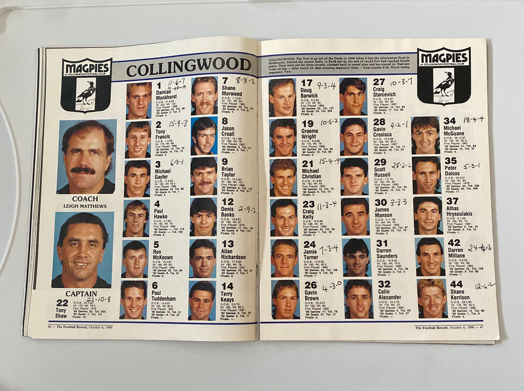 VFL/AFL Grand Final Football Records - 1974 onwards- Select from drop down menu.