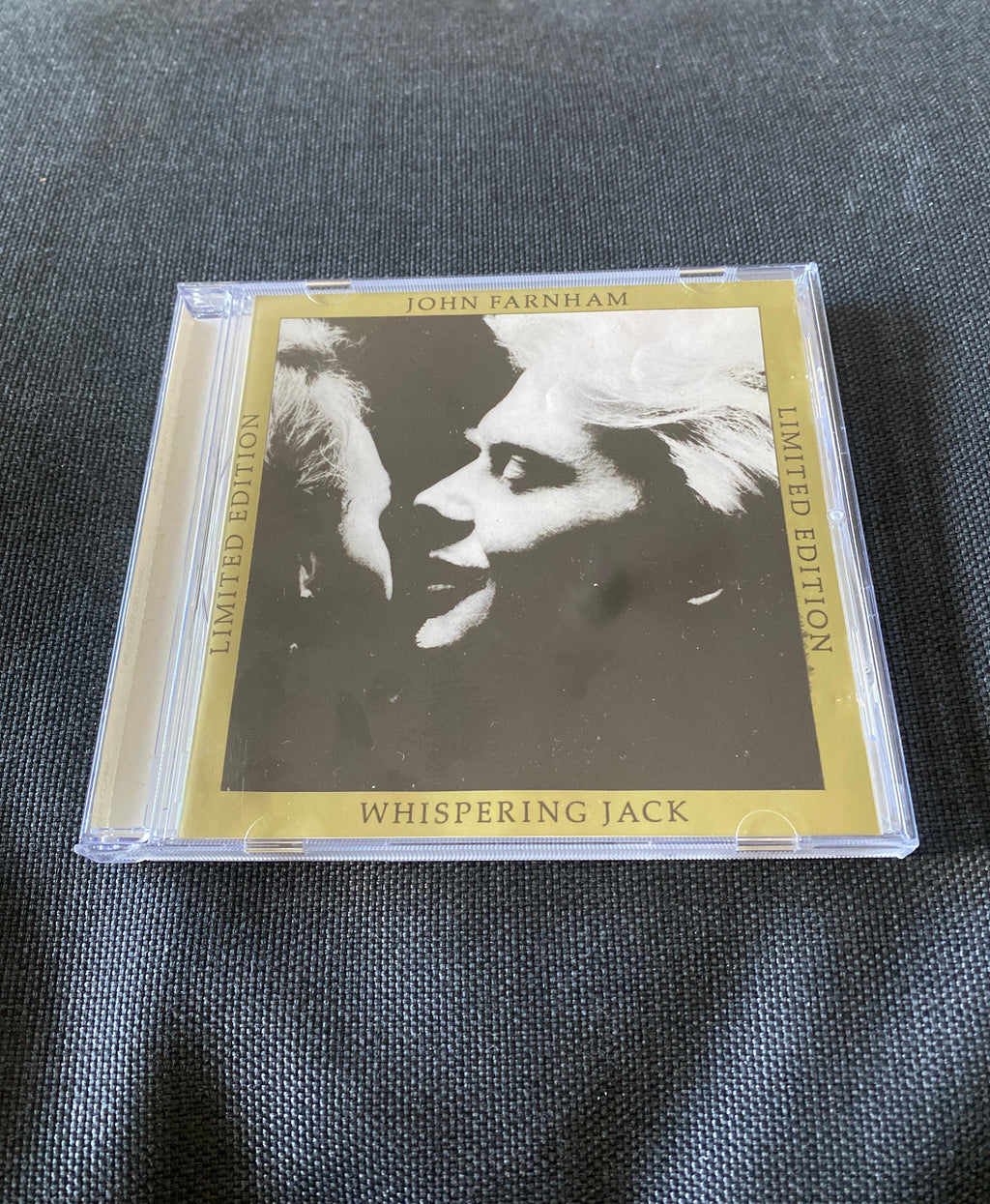 JOHN FARNHAM OF LITTLE RIVER BAND "WHISPERING JACK" LIMITED EDITION CD AUSTRALIA’S FIRST COMPACT DISC