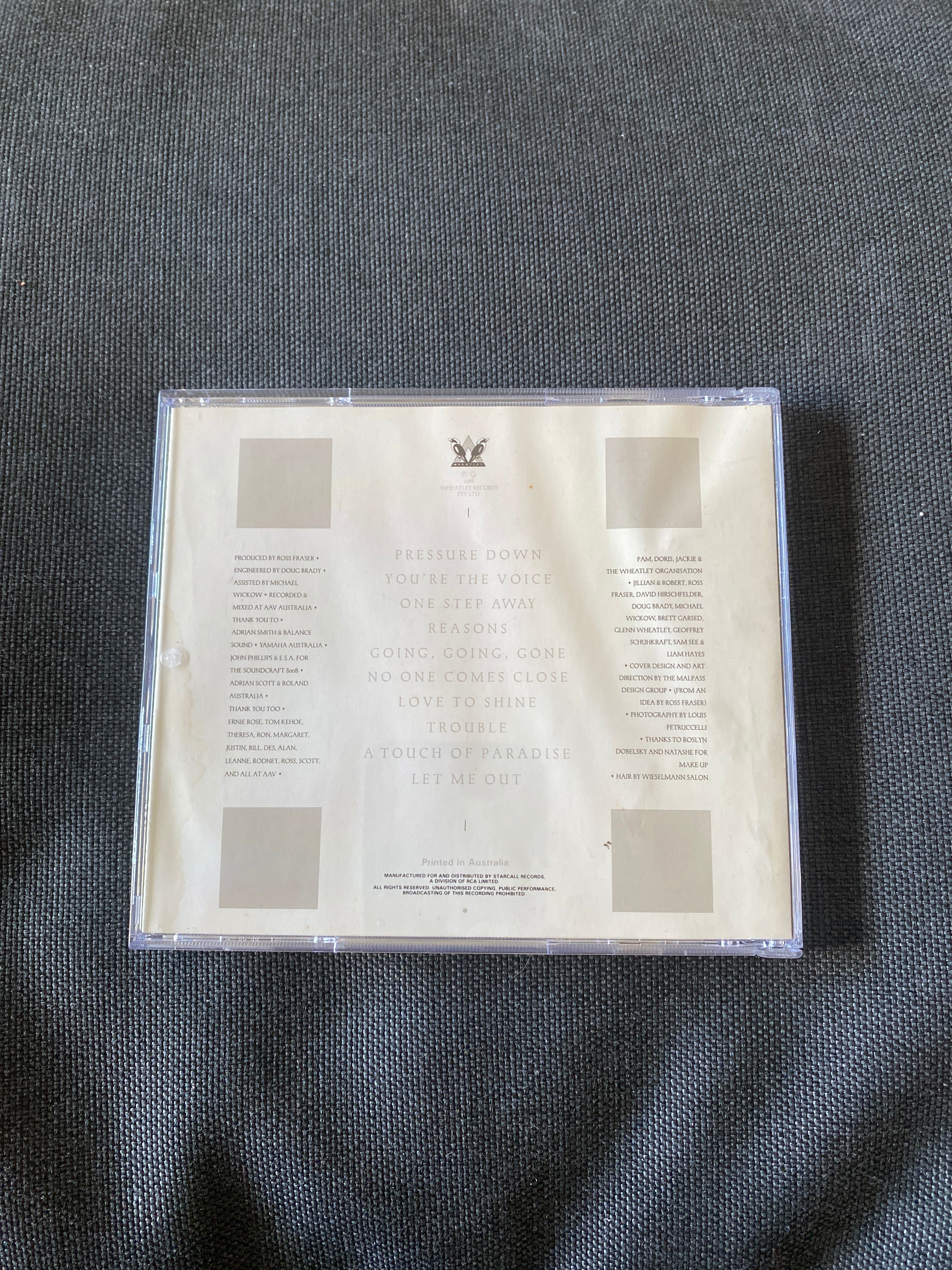 JOHN FARNHAM OF LITTLE RIVER BAND "WHISPERING JACK" LIMITED EDITION CD AUSTRALIA’S FIRST COMPACT DISC