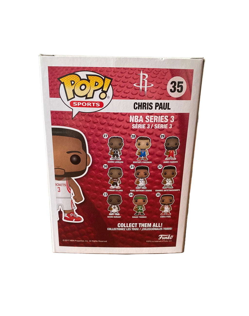 #35 Chris Paul - Houston Rockets NBA Vinyl Funko Pop! Rare Vaulted