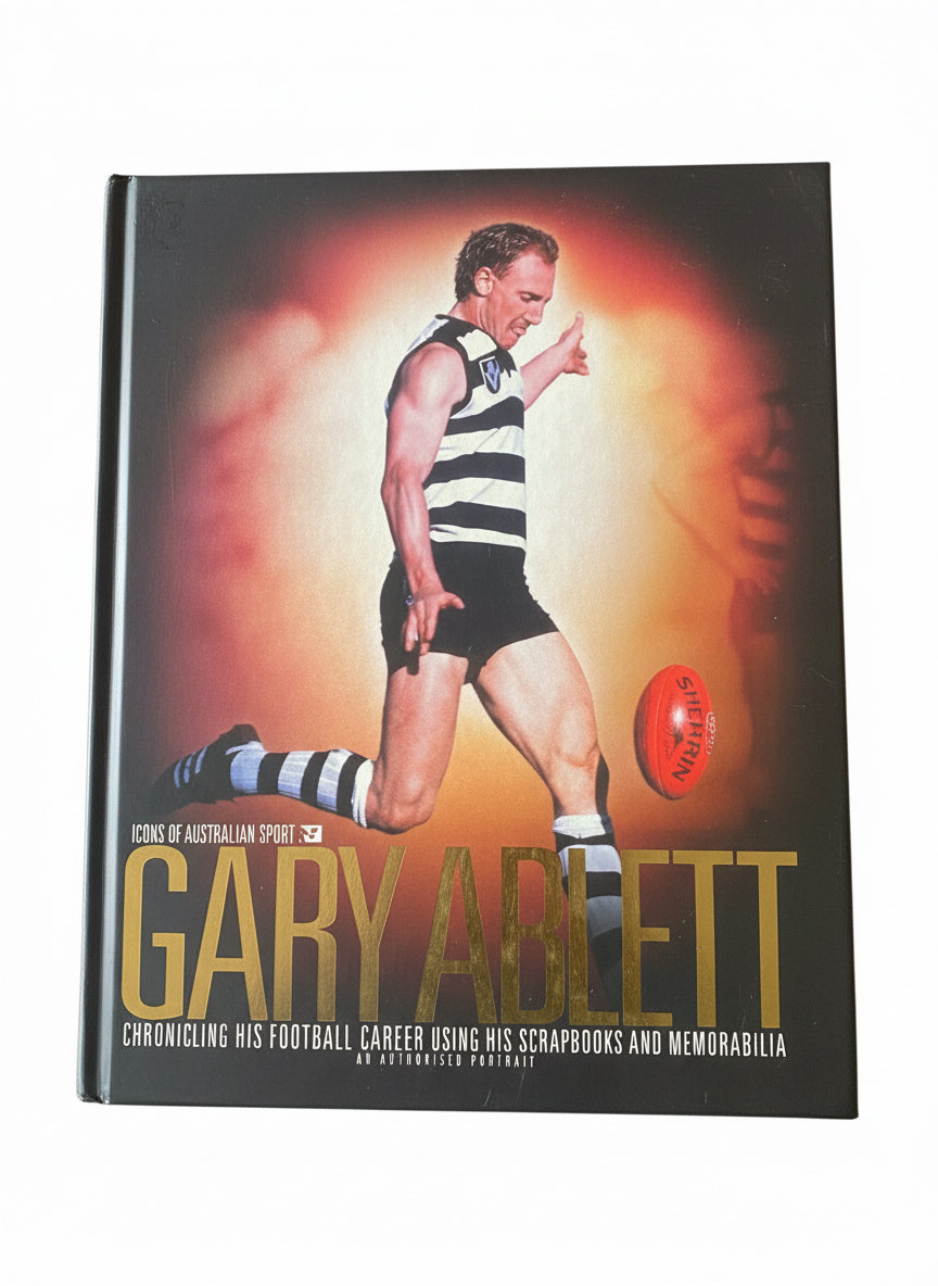 GARY ABLETT - Icons of Australian Sport AFL Hard Cover Book chronicle 2007