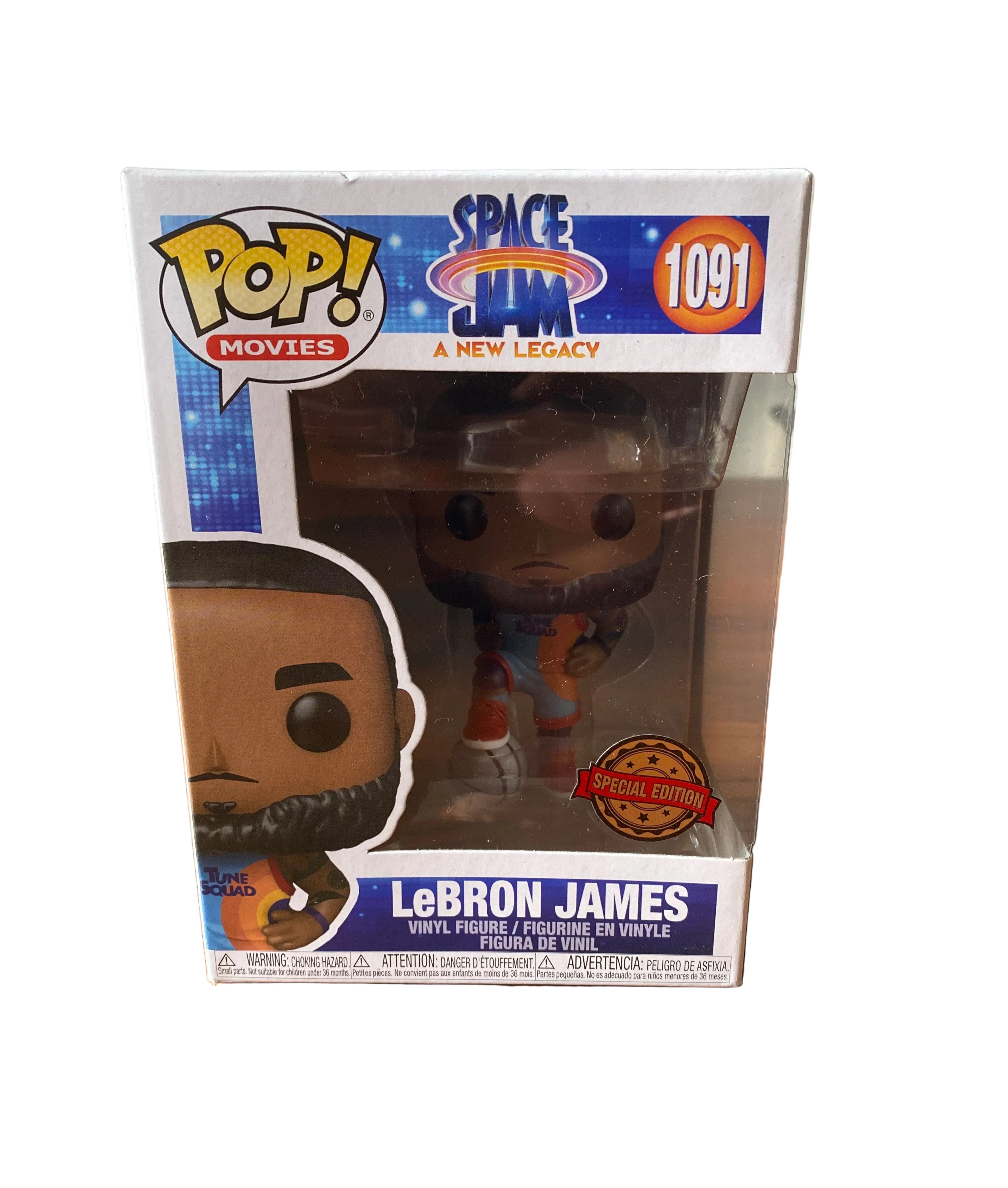 Funko Pop Movies Space Jam A New Legacy Lebron James Vinyl Figure #1091 New