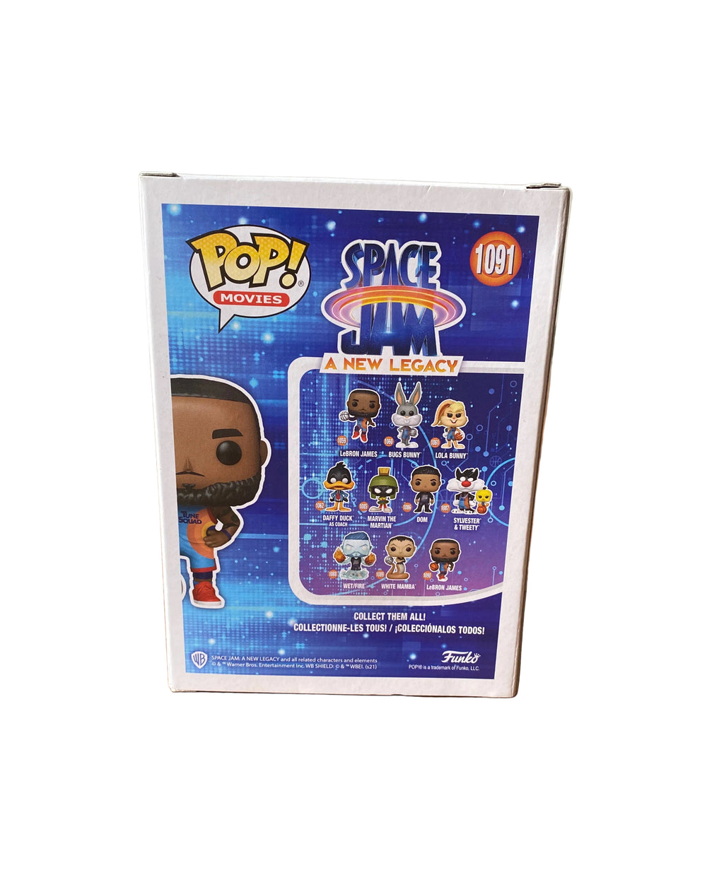 Funko Pop Movies Space Jam A New Legacy Lebron James Vinyl Figure #1091 New