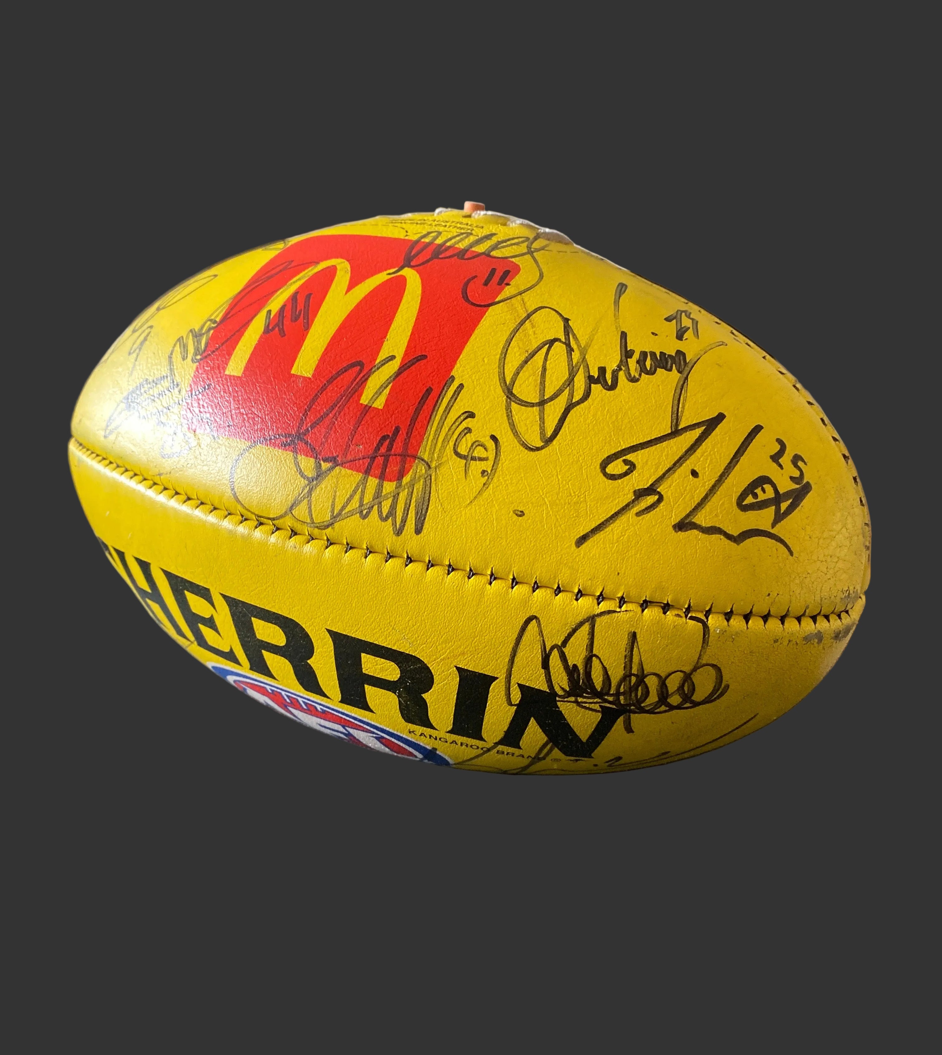 Carlton v Geelong Round 2-23rd Match 2023 Game Used and Signed Match Ball Melbourne Cricket Ground