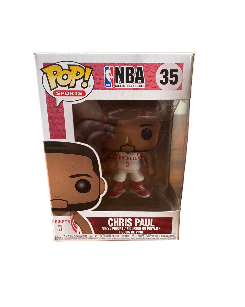#35 Chris Paul - Houston Rockets NBA Vinyl Funko Pop! Rare Vaulted