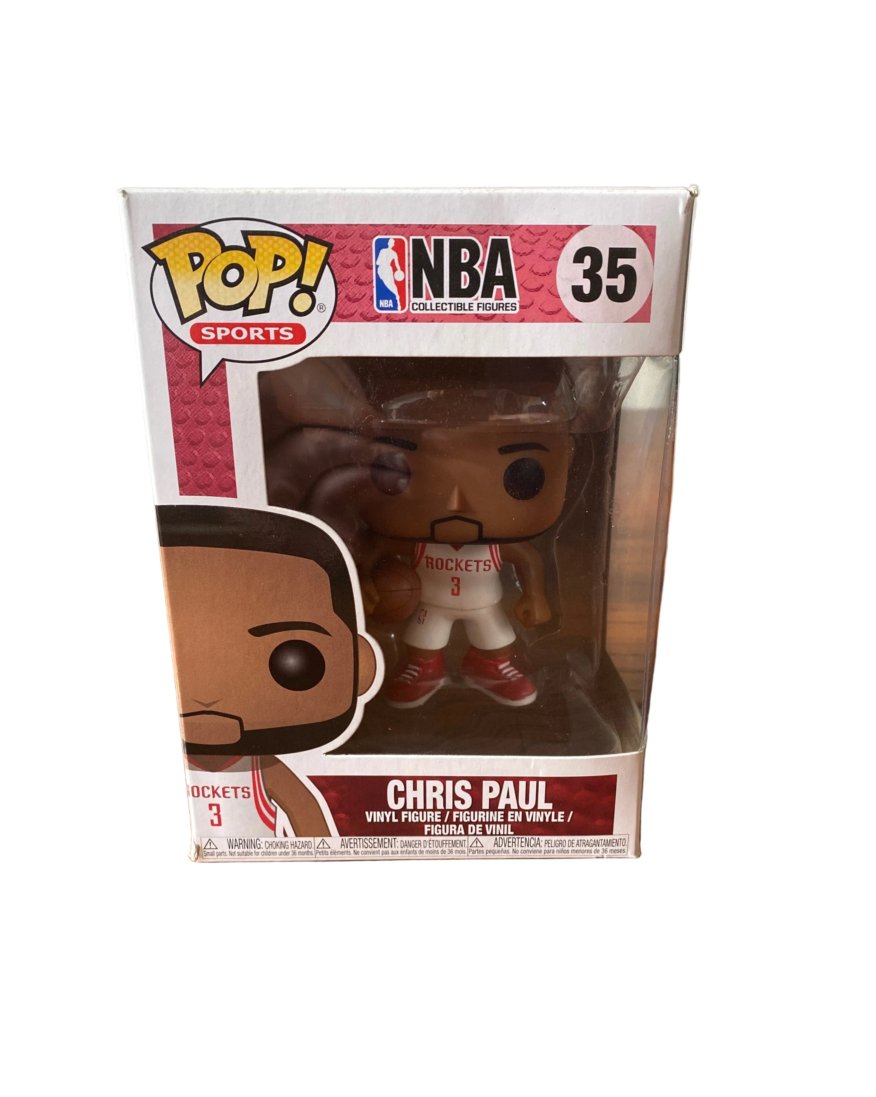 #35 Chris Paul - Houston Rockets NBA Vinyl Funko Pop! Rare Vaulted