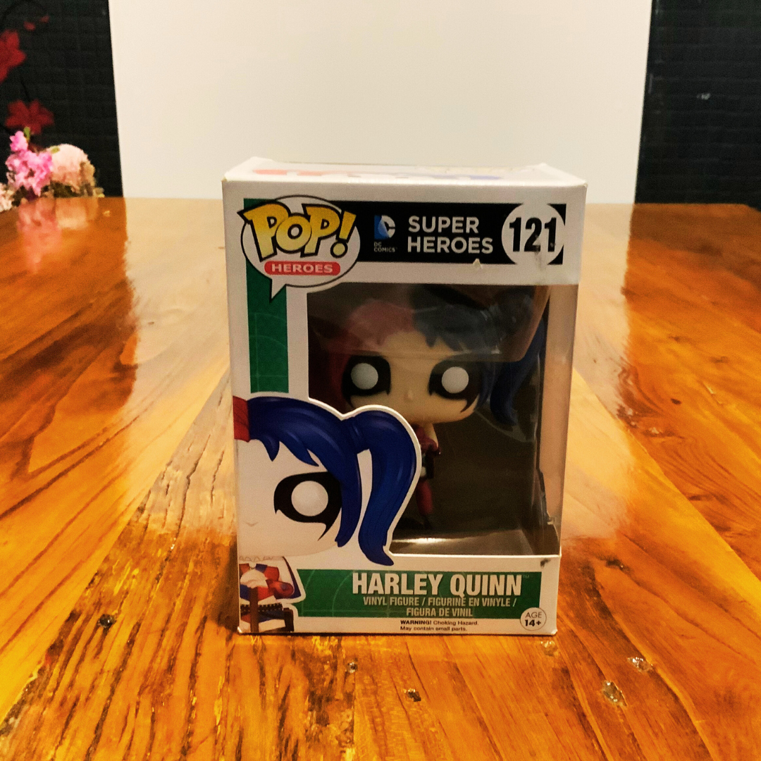 Funko Pop Heroes Super Heroes No:121 Harley Quinn Vinyl Figure