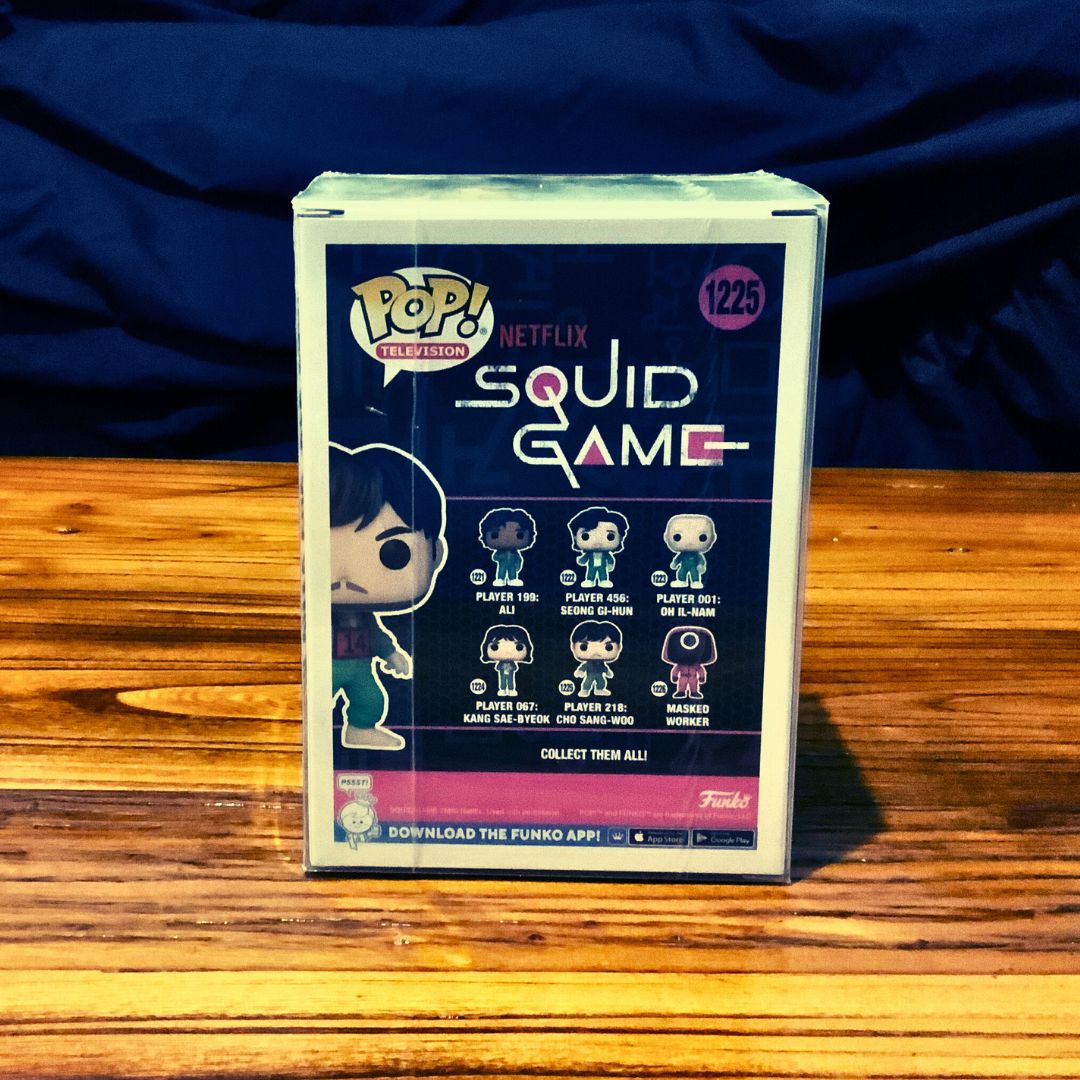 Pop/Funko Squid Game 1225 Player 218: Cho Sang-Woo Vinyl Figure