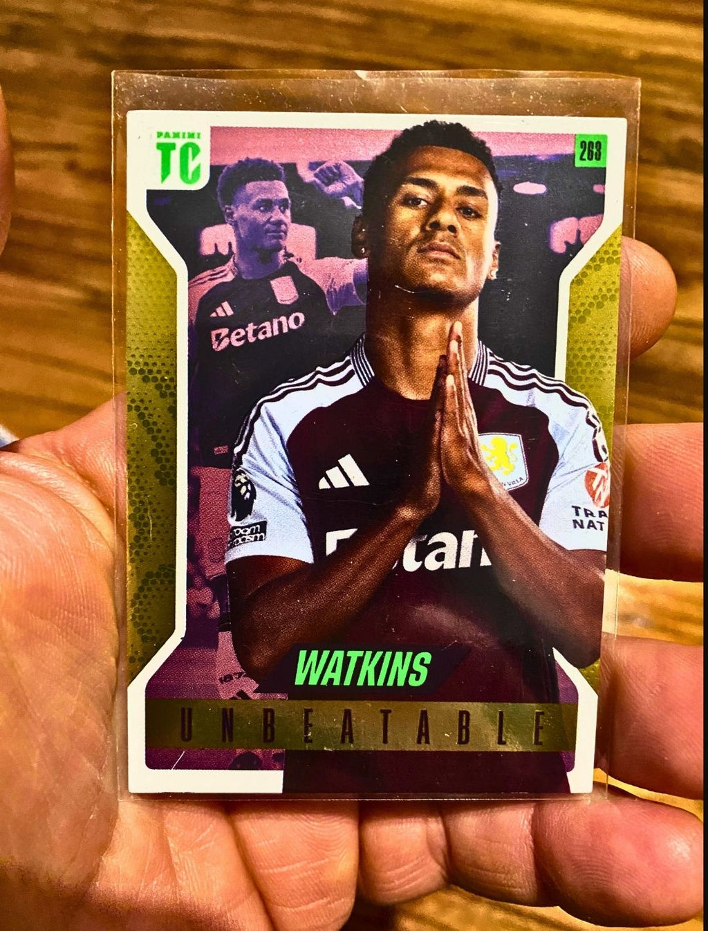 Panini Trading Card 263 - Ollie Watkins No 11