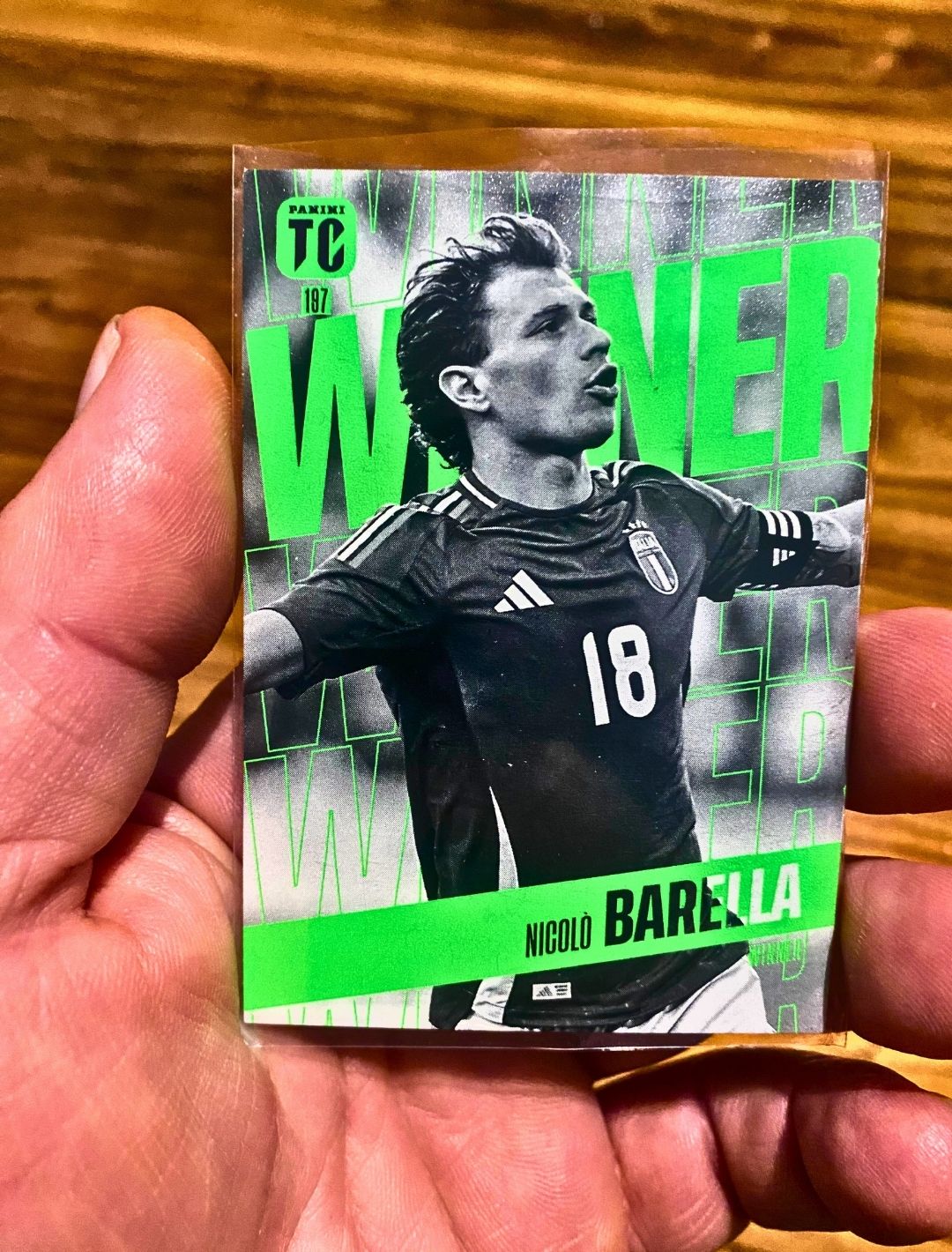 Panini Trading Card 197 - Nicoli Barella No 18