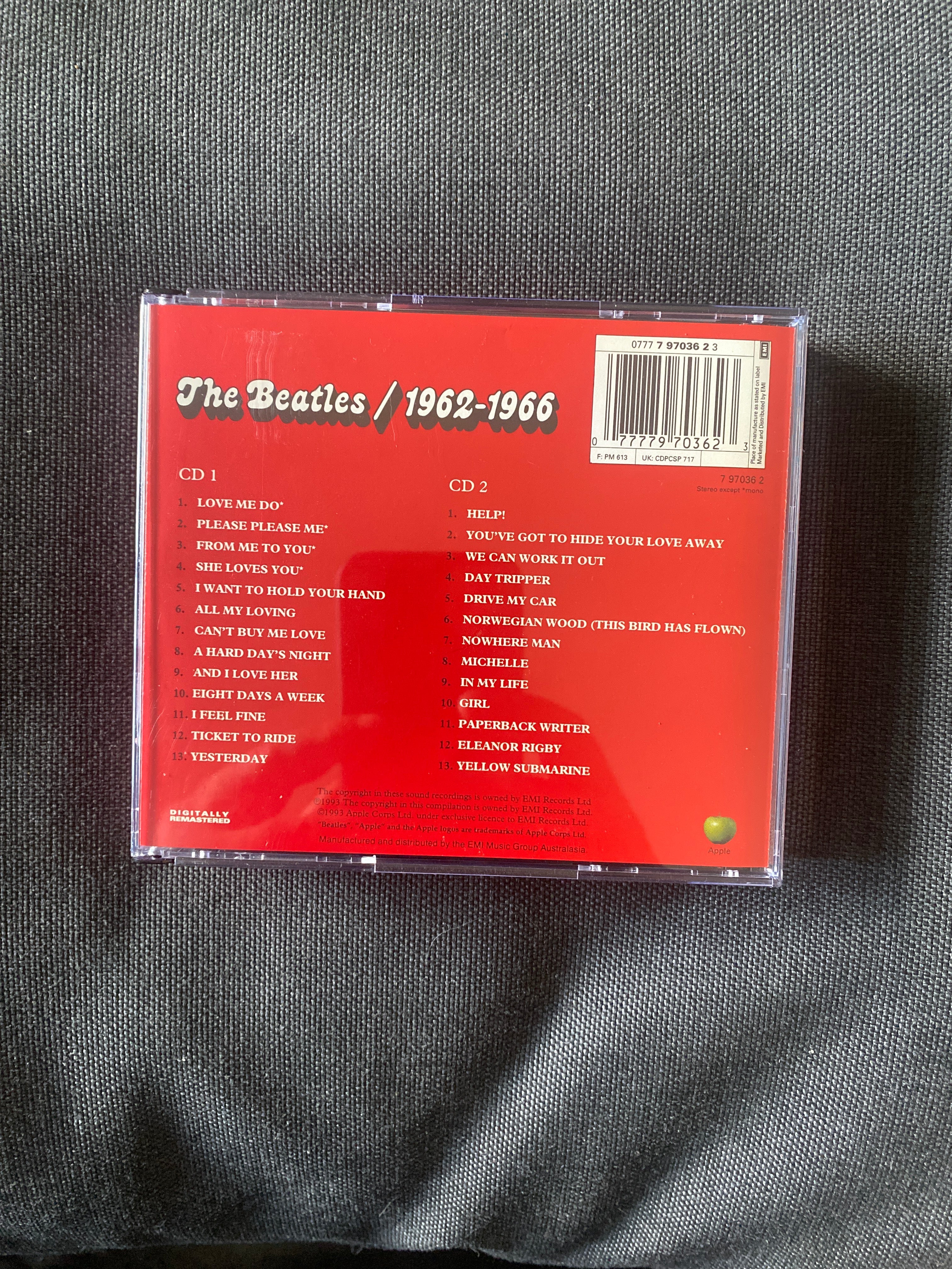 The Beatles: The Beatles: 1962-1966 Red Album box set