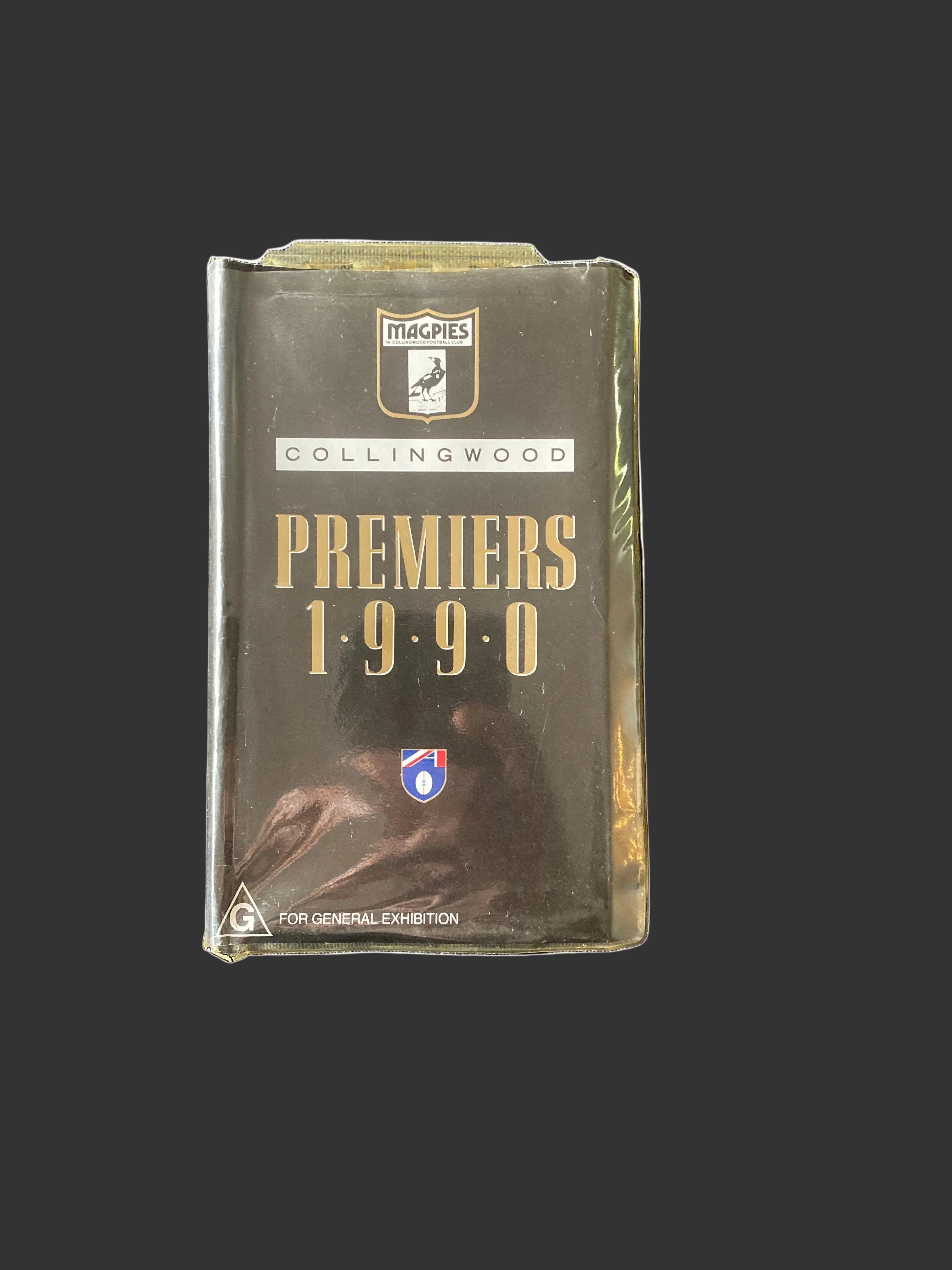 Collingwood Magpies 1990 Grand Final AFL Premiers VHS Video Tape Vintage