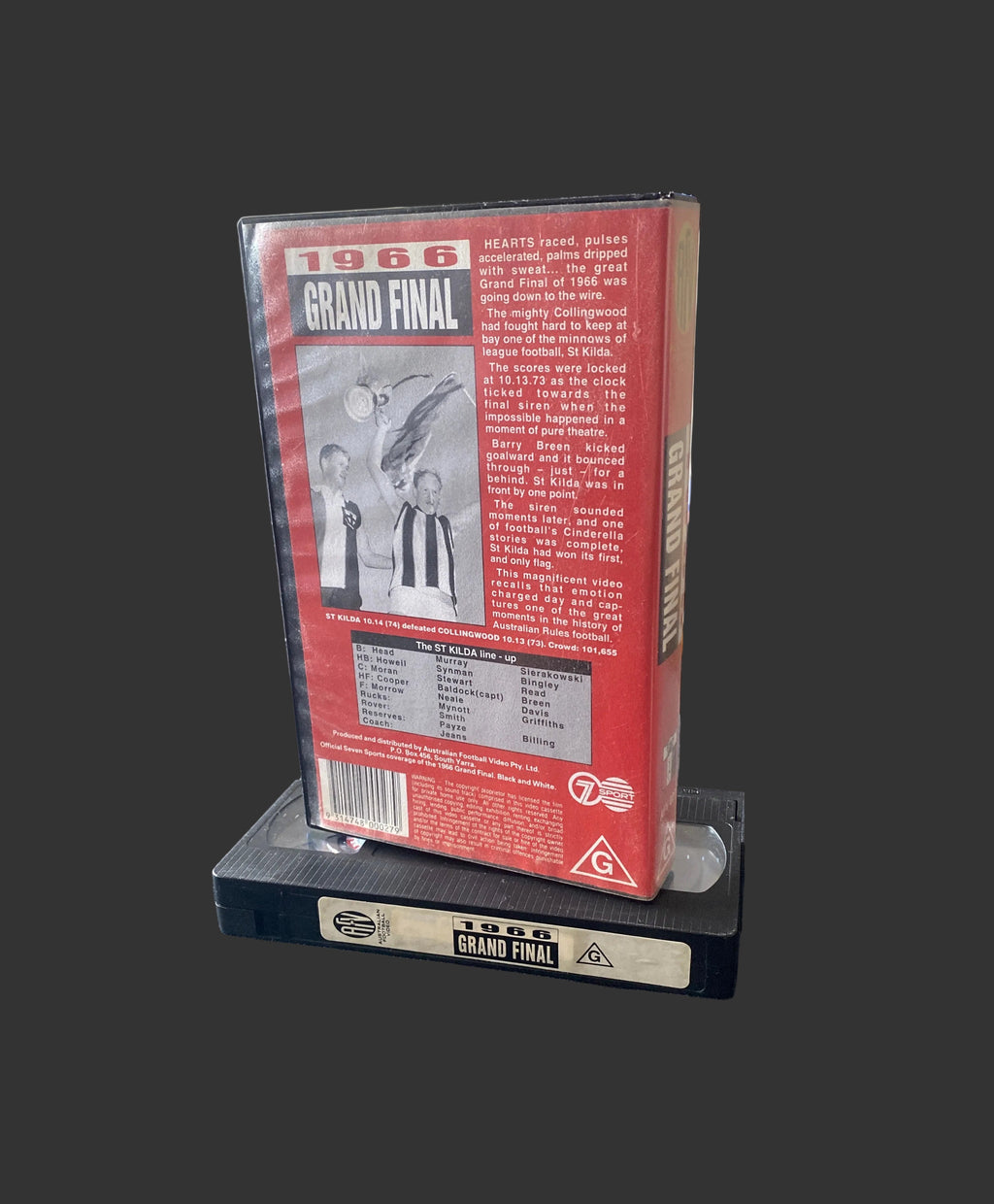 ST KILDA FOOTBALL CLUB - 1966 VFL GRAND FINAL VHS