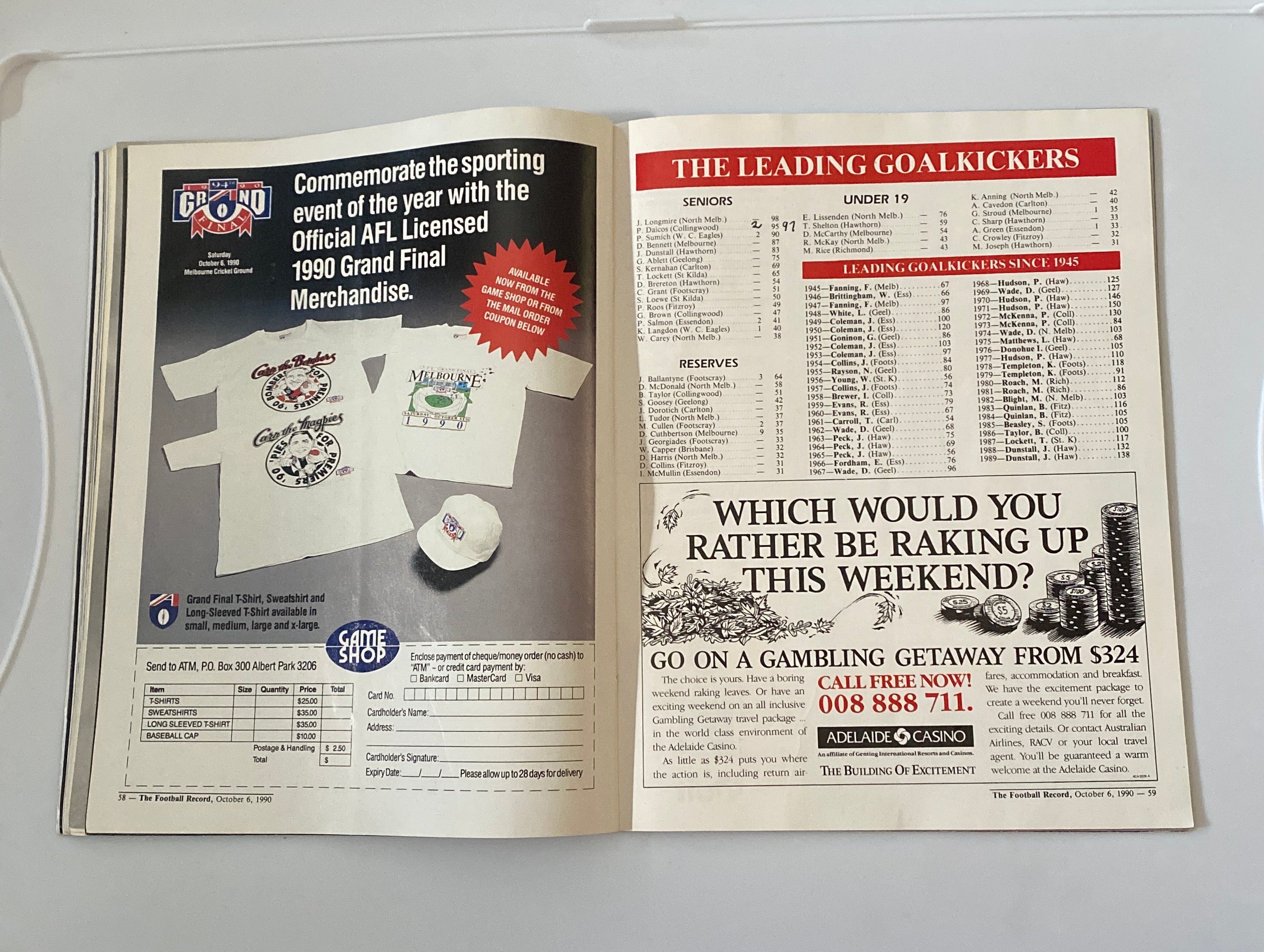 VFL/AFL Grand Final Football Records - 1974 onwards- Select from drop down menu.