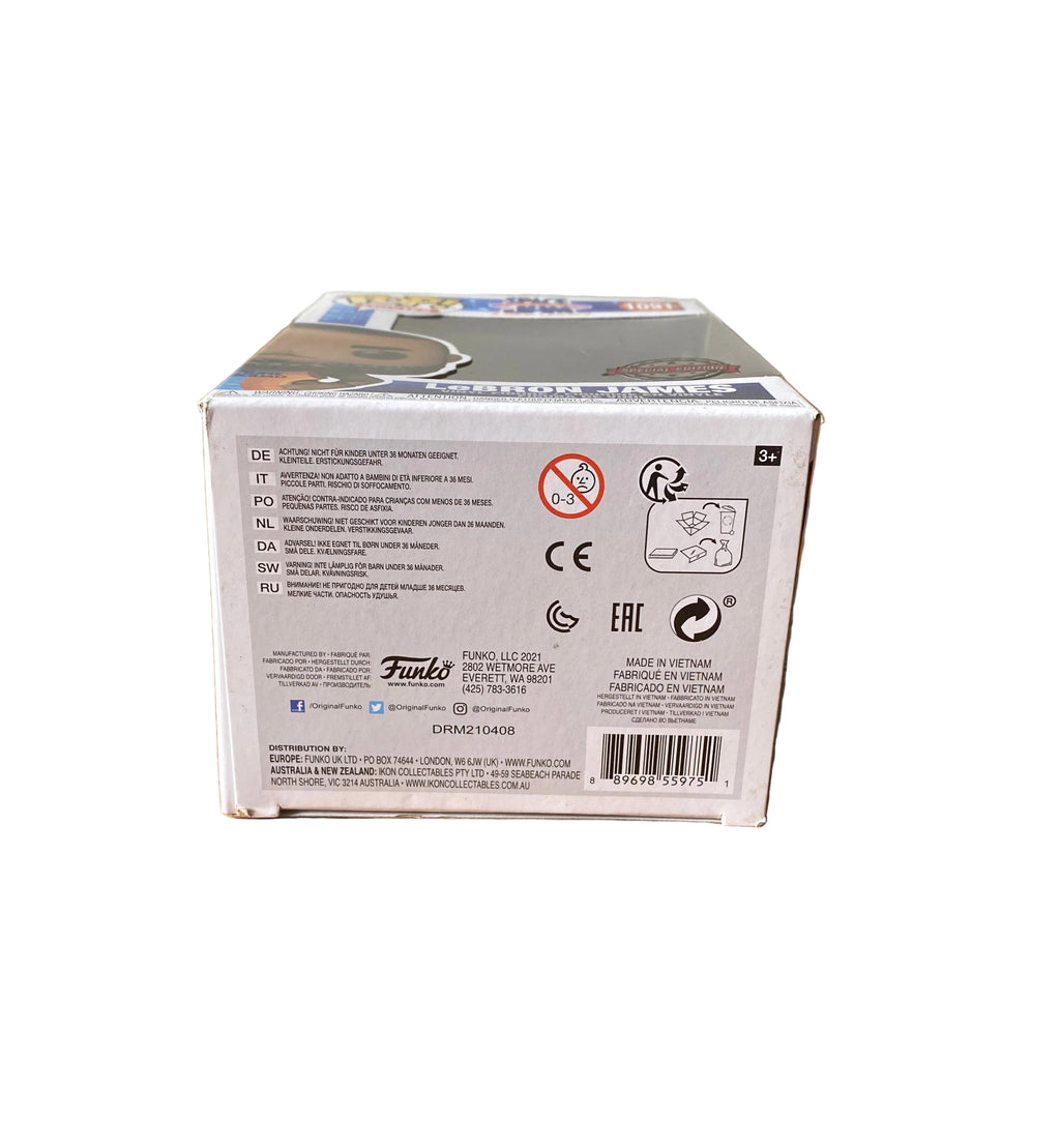 Funko Pop Movies Space Jam A New Legacy Lebron James Vinyl Figure #1091 New