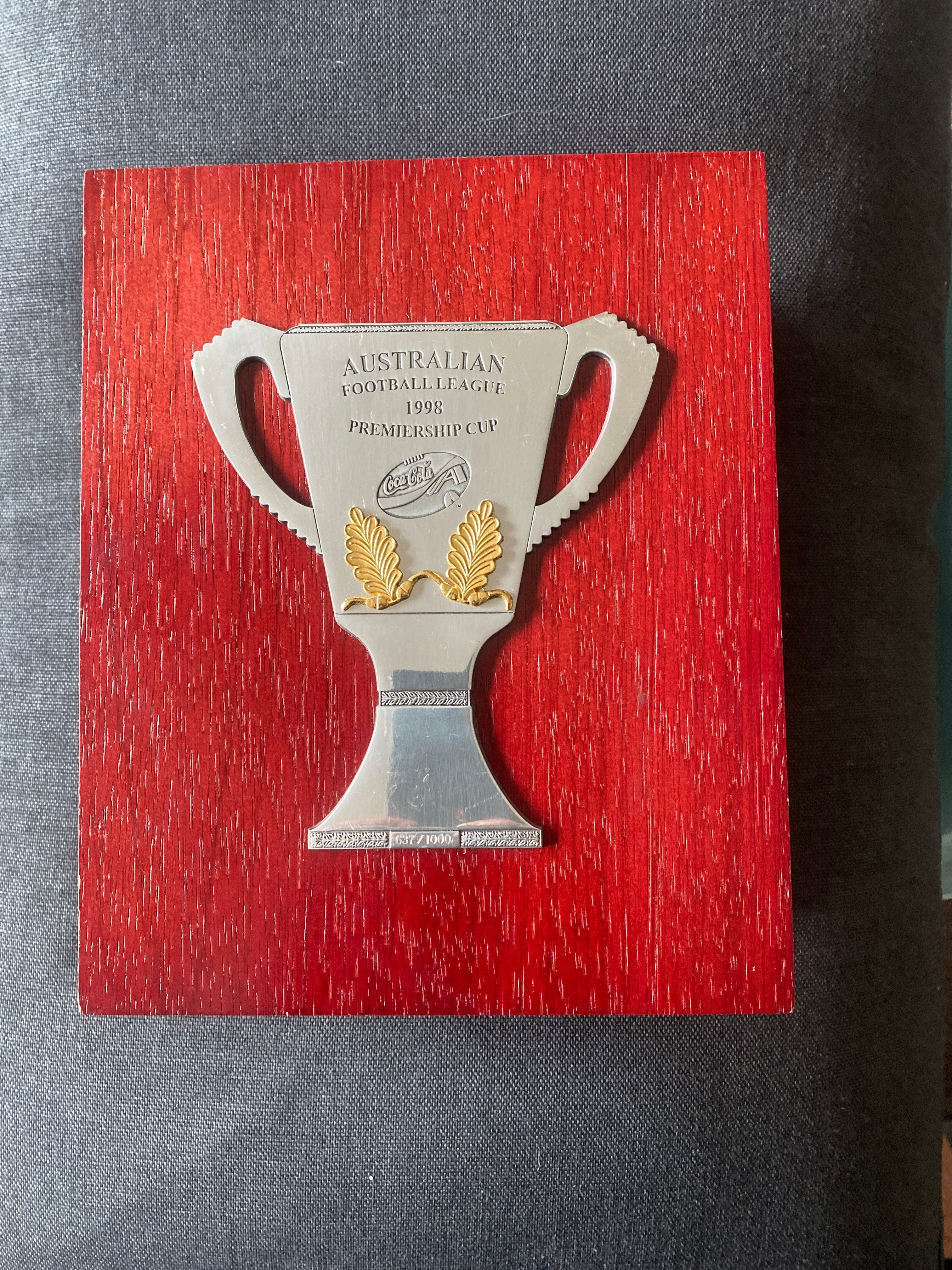 ADELAIDE CROWS NORTH MELBOURNE. AFL GRAND FINAL COKE BOTTLE.COLLECTABLE. #0636